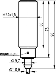 Габариты ISB AF63A-43N-7-LZ